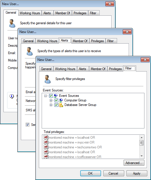 Safe storage of log data